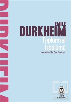 Emile DurkheimSosyolojiye GirişToplumsal İşbölümü