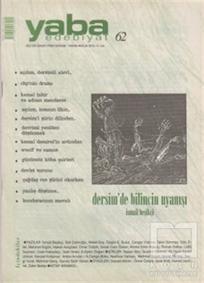KolektifDiğerYaba Edebiyat Dergisi Sayı: 62