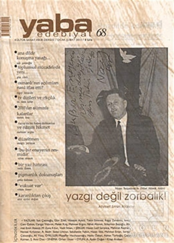 KolektifDiğerYaba Edebiyat Dergisi Sayı: 68