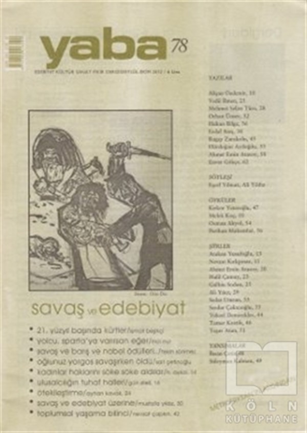 KolektifEdebiyatYaba Edebiyat Dergisi Sayı: 78